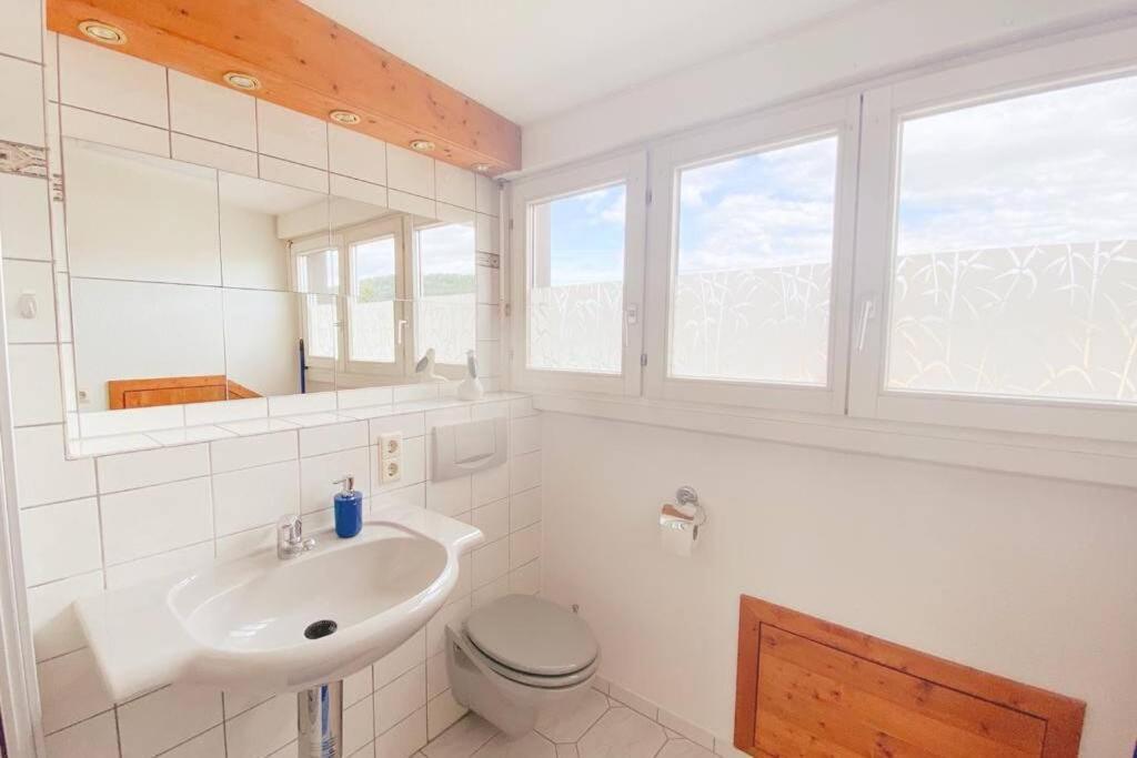 *Dreilaendereck* Wifi+ Balkon+Garage Basel Mulhouse Lägenhet Maulburg Exteriör bild